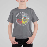 Native Americans T Shirt For Kid Nature Is My Religion And The Earth Is My Church Tree Peyote - Wonder Print Shop