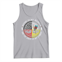 Native Americans Tank Top Nature Is My Religion And The Earth Is My Church Tree Peyote - Wonder Print Shop