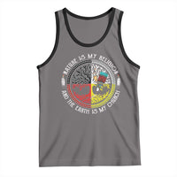 Native Americans Tank Top Nature Is My Religion And The Earth Is My Church Tree Peyote - Wonder Print Shop
