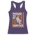 Native American Racerback Tank Top Proud To Be Native American Flag Tribal Prints Medicine Wheel - Wonder Print Shop