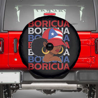 Puerto Rico Boricua Girl  Proud Puerto Rican Hispanic Heritage Spare Tire Cover - Wonder Print Shop