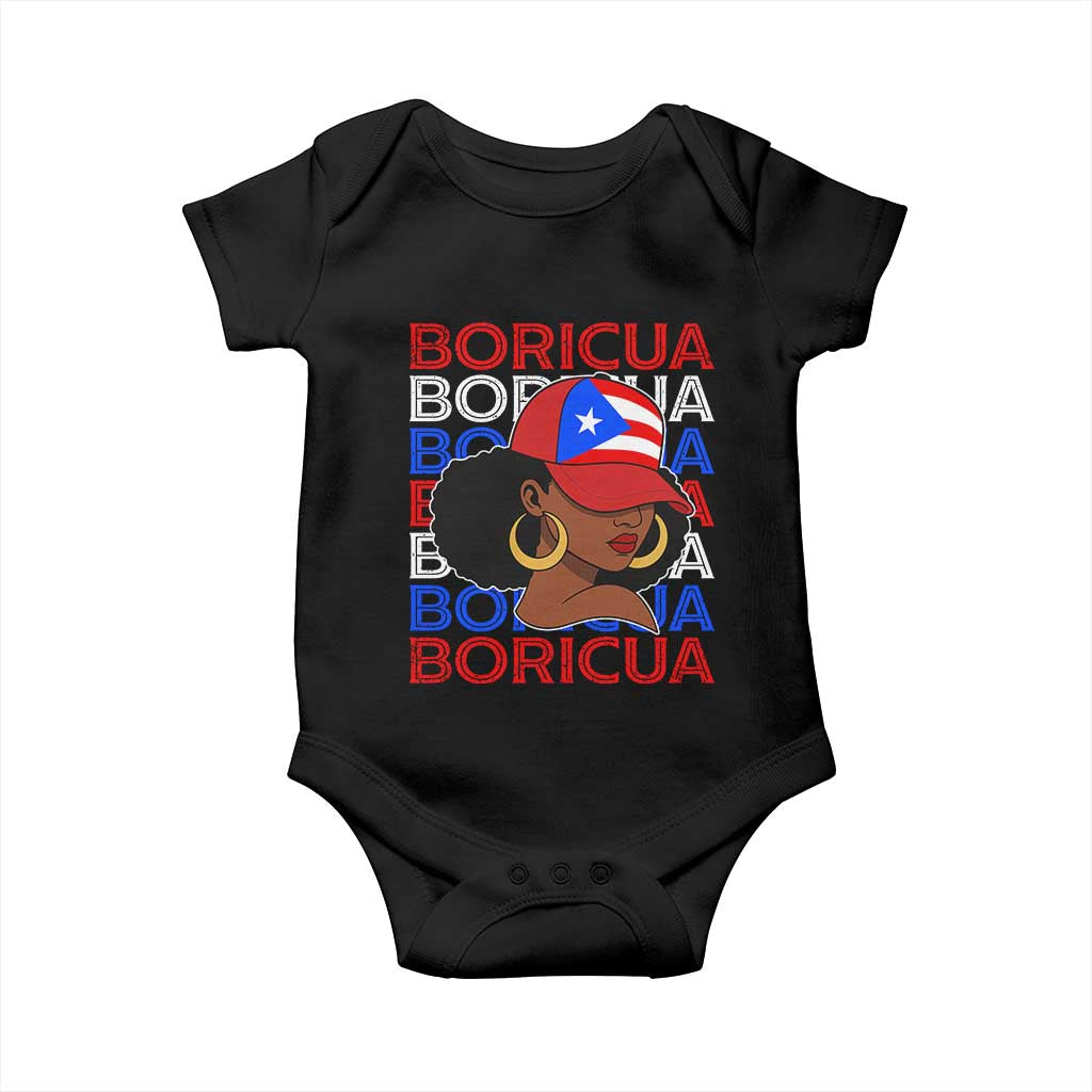 Puerto Rico Boricua Girl  Proud Puerto Rican Hispanic Heritage Baby Onesie - Wonder Print Shop