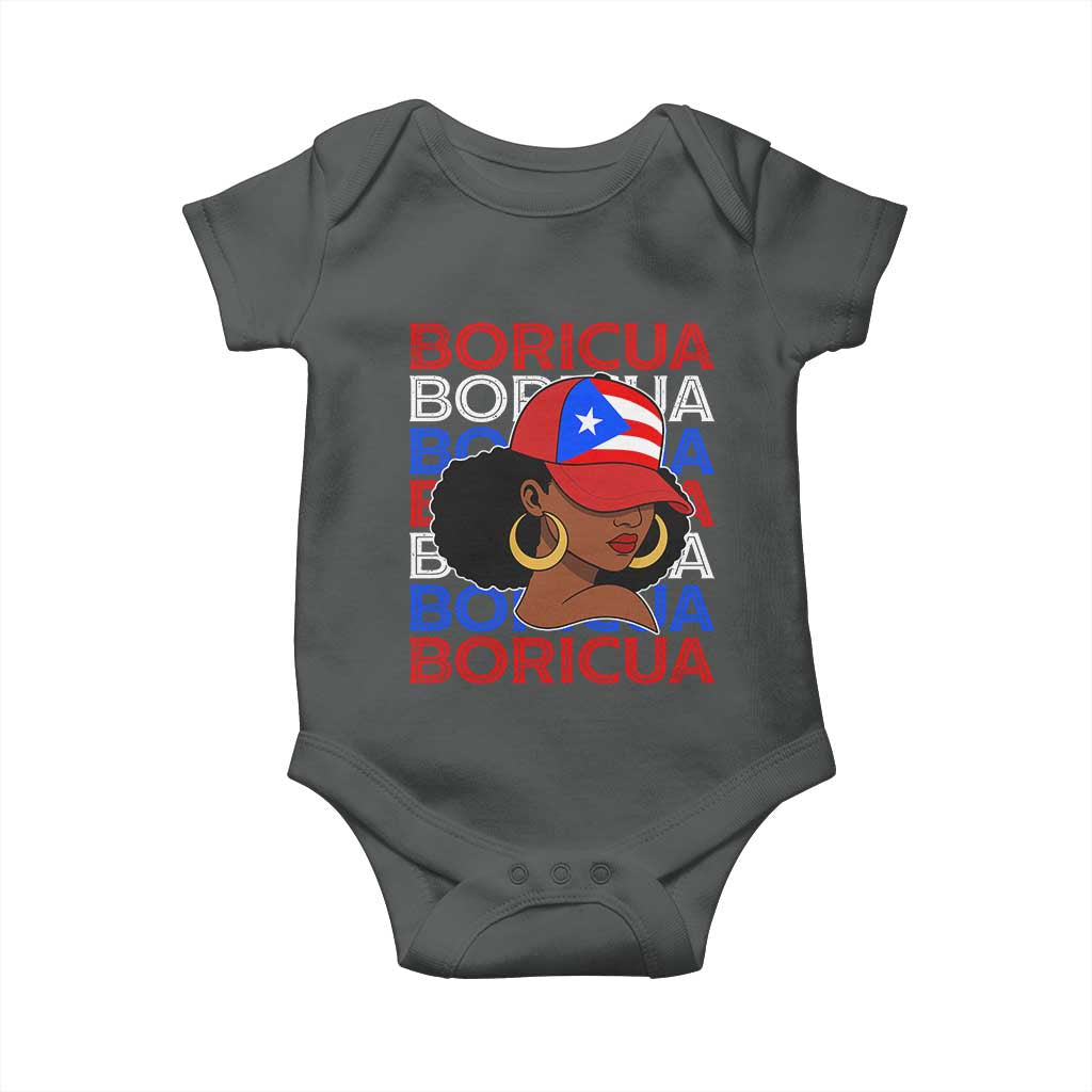 Puerto Rico Boricua Girl  Proud Puerto Rican Hispanic Heritage Baby Onesie - Wonder Print Shop