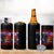 Puerto Rico Boricua Girl  Proud Puerto Rican Hispanic Heritage 4 in 1 Can Cooler Tumbler - Wonder Print Shop