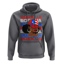 Puerto Rico Boricua Girl  Proud Puerto Rican Hispanic Heritage Hoodie - Wonder Print Shop