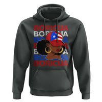 Puerto Rico Boricua Girl  Proud Puerto Rican Hispanic Heritage Hoodie - Wonder Print Shop
