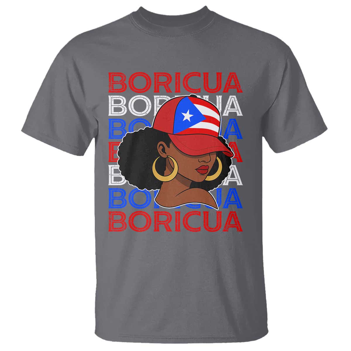 Puerto Rico Boricua Girl  Proud Puerto Rican Hispanic Heritage T Shirt - Wonder Print Shop