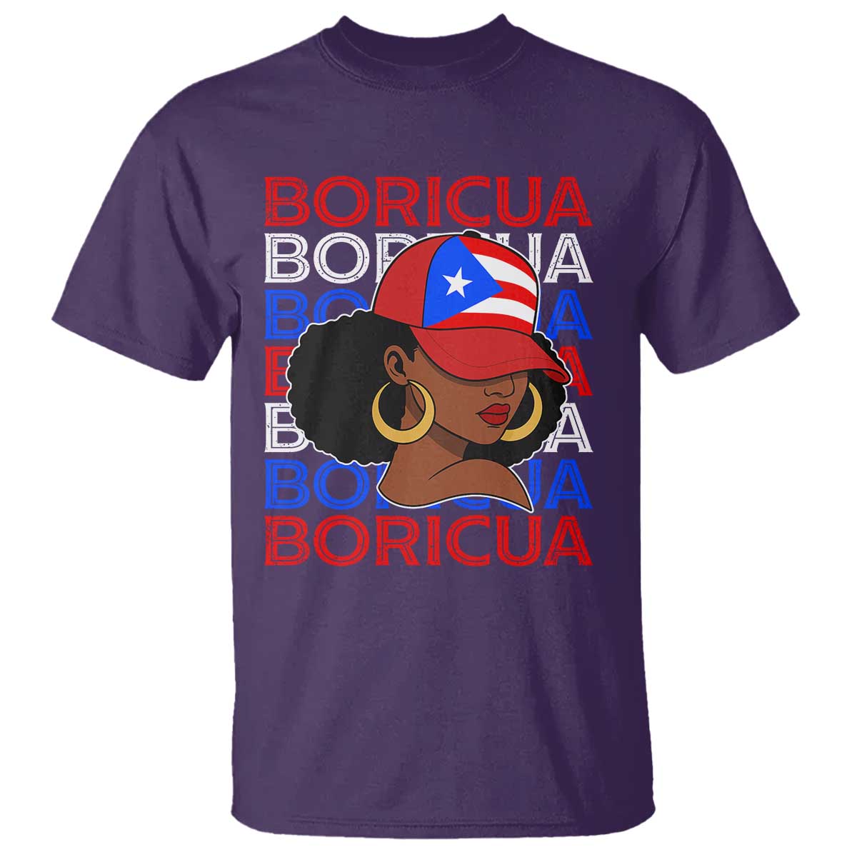 Puerto Rico Boricua Girl  Proud Puerto Rican Hispanic Heritage T Shirt - Wonder Print Shop
