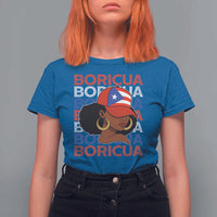 Puerto Rico Boricua Girl  Proud Puerto Rican Hispanic Heritage T Shirt For Women - Wonder Print Shop