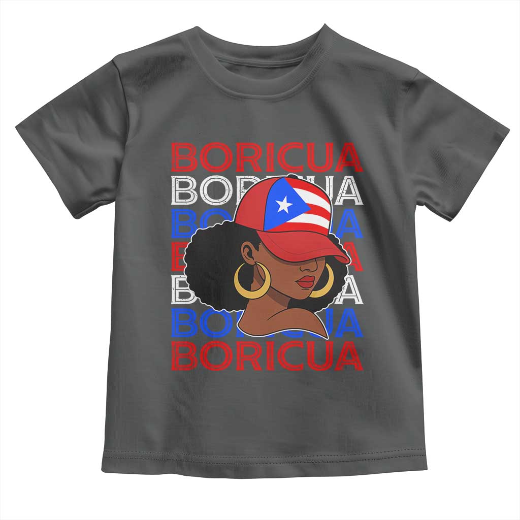 Puerto Rico Boricua Girl  Proud Puerto Rican Hispanic Heritage Toddler T Shirt - Wonder Print Shop