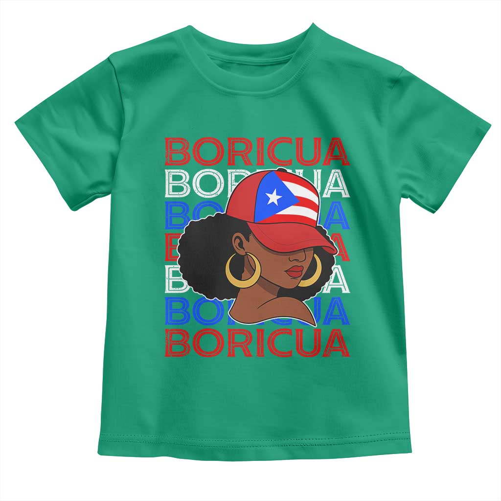 Puerto Rico Boricua Girl  Proud Puerto Rican Hispanic Heritage Toddler T Shirt - Wonder Print Shop