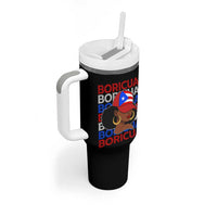 Puerto Rico Boricua Girl  Proud Puerto Rican Hispanic Heritage Tumbler With Handle - Wonder Print Shop