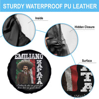 Emiliano Zapata Spare Tire Cover Better To Die On Your Feet Than Live On Your Knees Mexican Revolution - Wonder Print Shop