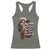 Emiliano Zapata Racerback Tank Top Mejor Morir De Pie Que Vivir Toda Una Vida Arrodillado - Wonder Print Shop