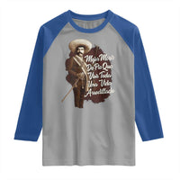 Emiliano Zapata Raglan Shirt Mejor Morir De Pie Que Vivir Toda Una Vida Arrodillado - Wonder Print Shop