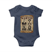 Latin America's Most Wanted Revolution Latino Hispanic Heritage Baby Onesie Wanted Sign - Wonder Print Shop