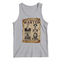 Latin America's Most Wanted Revolution Latino Hispanic Heritage Tank Top Wanted Sign - Wonder Print Shop