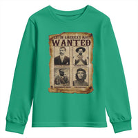 Latin America's Most Wanted Revolution Latino Hispanic Heritage Youth Sweatshirt Wanted Sign - Wonder Print Shop
