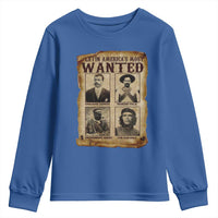 Latin America's Most Wanted Revolution Latino Hispanic Heritage Youth Sweatshirt Wanted Sign - Wonder Print Shop