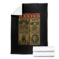 Latin America's Most Wanted Throw Blanket Mexican Revolution Latino Hispanic Heritage - Wonder Print Shop