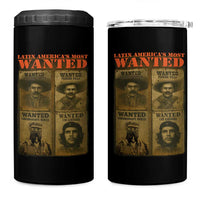 Latin America's Most Wanted 4 in 1 Can Cooler Tumbler Mexican Revolution Latino Hispanic Heritage - Wonder Print Shop
