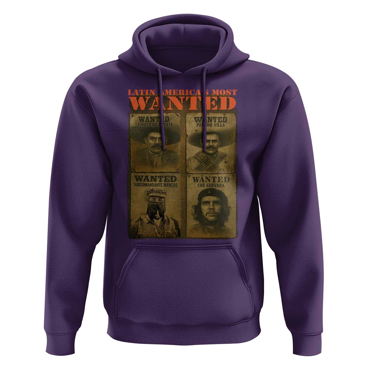 Latin America's Most Wanted Hoodie Mexican Revolution Latino Hispanic Heritage - Wonder Print Shop