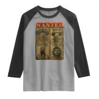 Latin America's Most Wanted Raglan Shirt Mexican Revolution Latino Hispanic Heritage - Wonder Print Shop