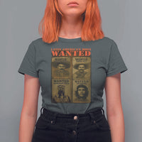 Latin America's Most Wanted T Shirt For Women Mexican Revolution Latino Hispanic Heritage - Wonder Print Shop