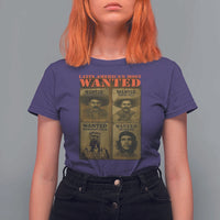 Latin America's Most Wanted T Shirt For Women Mexican Revolution Latino Hispanic Heritage - Wonder Print Shop