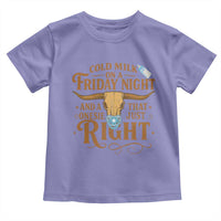 Funny Cold Milk On A Friday Night And A Onesie That Fits Just Right Toddler T Shirt Longhorn Cow Skull - Wonder Print Shop