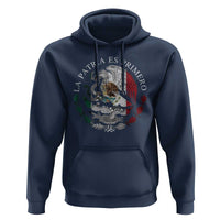 Mexican Pride Hoodie La Patria Es Primero Coat Of Arms - Wonder Print Shop