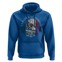 Mexican Pride Hoodie La Patria Es Primero Coat Of Arms - Wonder Print Shop