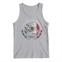 Mexican Pride Tank Top La Patria Es Primero Coat Of Arms - Wonder Print Shop