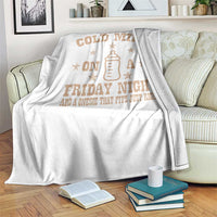 Funny Cold Milk On A Friday Night And A Onesie That Fits Just Right Throw Blanket - Wonder Print Shop