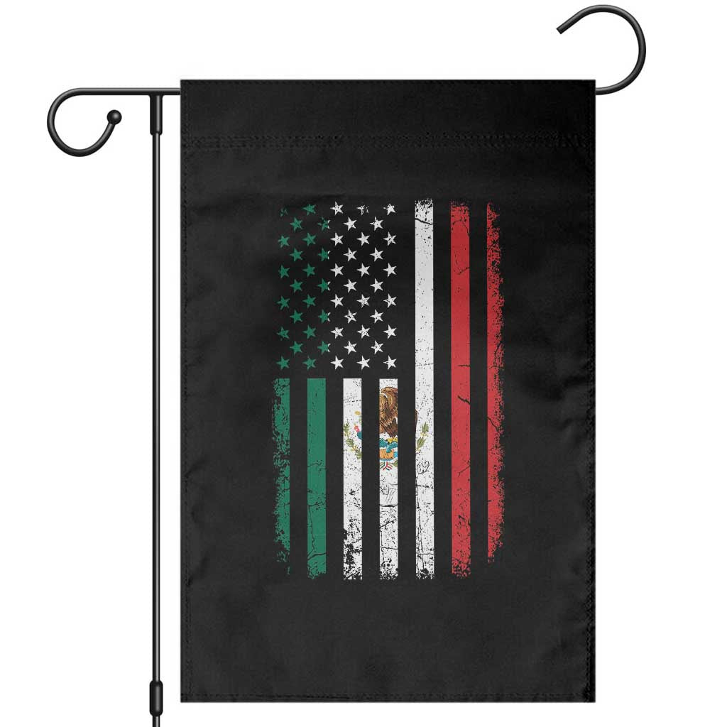 Mexican American Flag Mexican Roots Mexico America Garden Flag - Wonder Print Shop