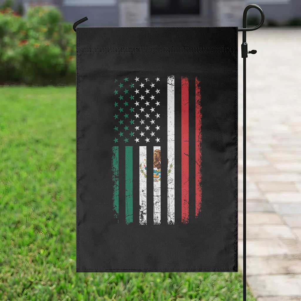 Mexican American Flag Mexican Roots Mexico America Garden Flag - Wonder Print Shop