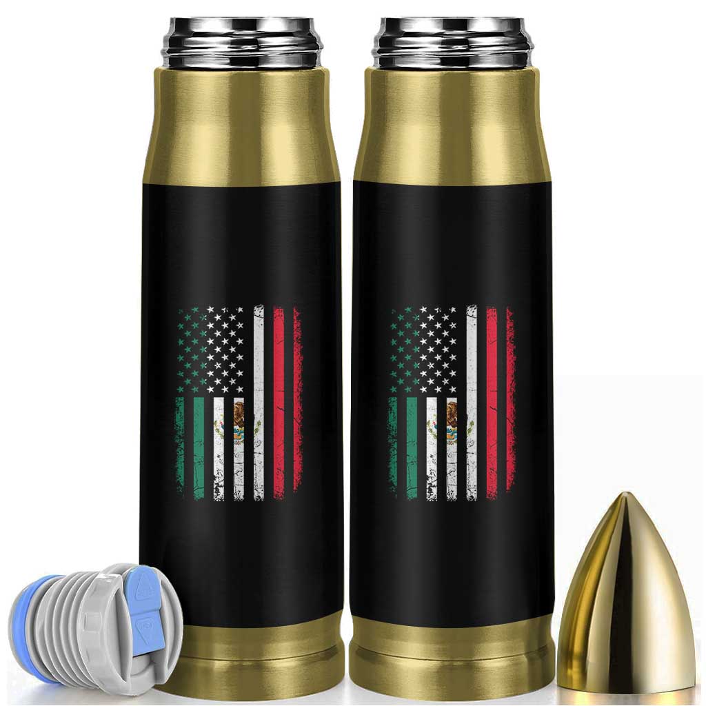 Mexican American Flag Mexican Roots Mexico America Bullet Tumbler - Wonder Print Shop