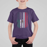 Mexican American Flag Mexican Roots Mexico America T Shirt For Kid - Wonder Print Shop