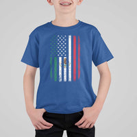 Mexican American Flag Mexican Roots Mexico America T Shirt For Kid - Wonder Print Shop
