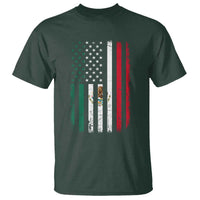 Mexican American Flag Mexican Roots Mexico America T Shirt - Wonder Print Shop