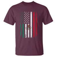 Mexican American Flag Mexican Roots Mexico America T Shirt - Wonder Print Shop