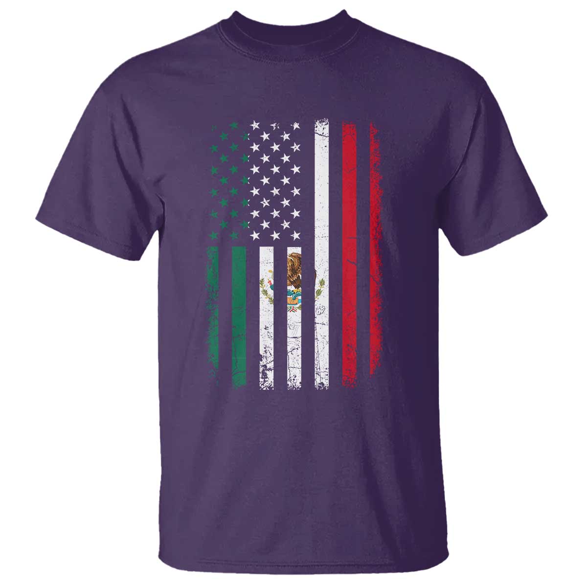 Mexican American Flag Mexican Roots Mexico America T Shirt - Wonder Print Shop