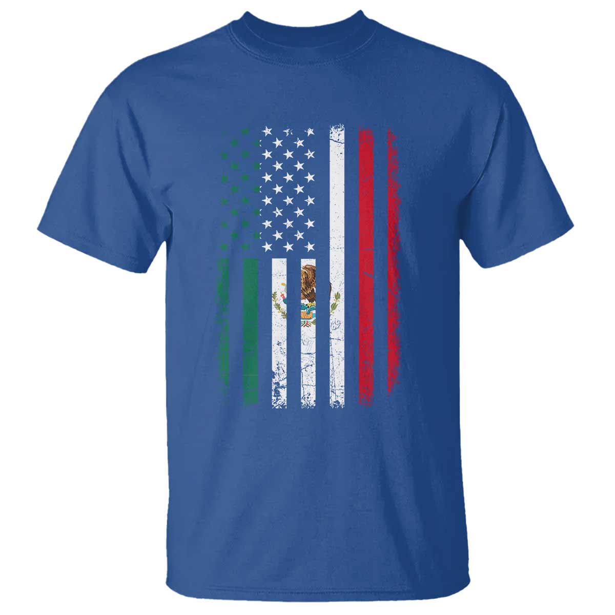 Mexican American Flag Mexican Roots Mexico America T Shirt - Wonder Print Shop