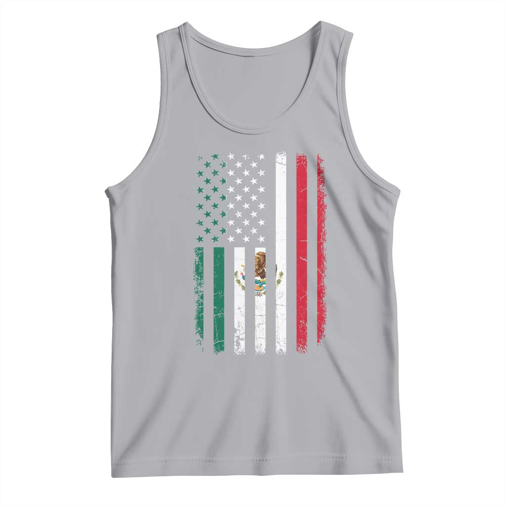 Mexican American Flag Mexican Roots Mexico America Tank Top - Wonder Print Shop