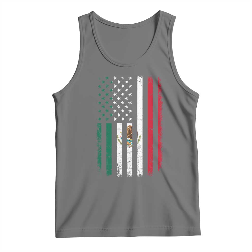 Mexican American Flag Mexican Roots Mexico America Tank Top - Wonder Print Shop