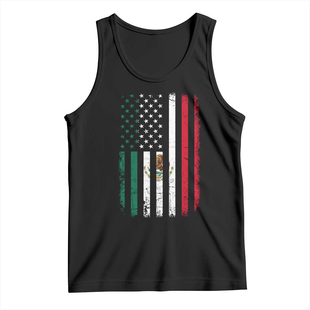 Mexican American Flag Mexican Roots Mexico America Tank Top - Wonder Print Shop