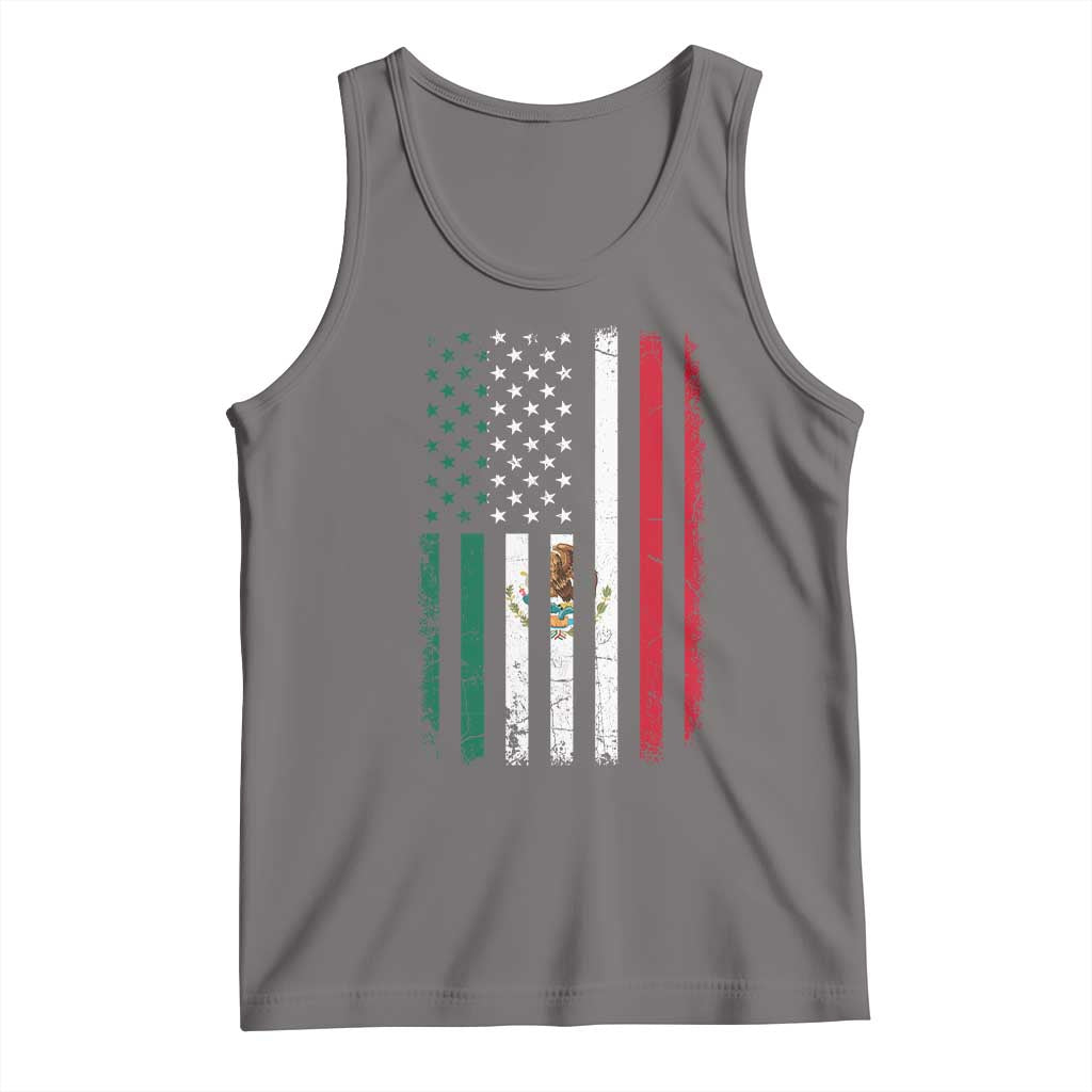 Mexican American Flag Mexican Roots Mexico America Tank Top - Wonder Print Shop