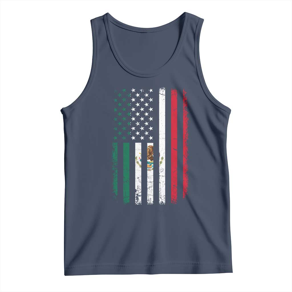 Mexican American Flag Mexican Roots Mexico America Tank Top - Wonder Print Shop