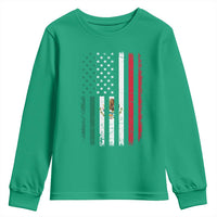 Mexican American Flag Mexican Roots Mexico America Youth Sweatshirt - Wonder Print Shop