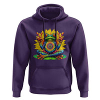 Tie Dye Frog Peace Sign Hippie Sunflower Hoodie - Wonder Print Shop